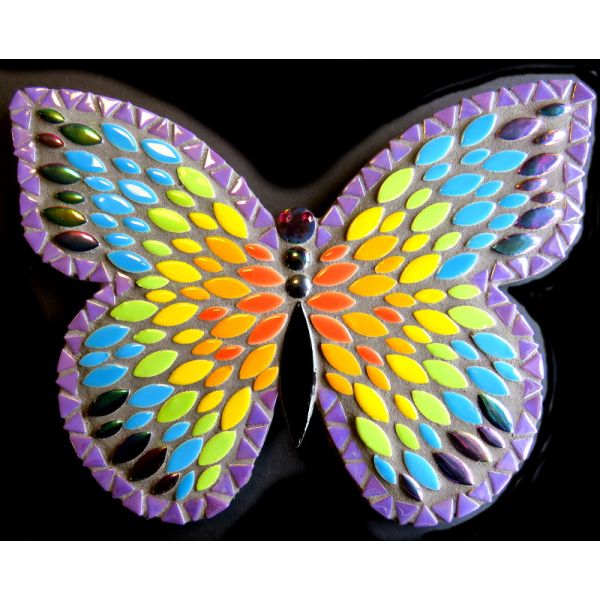 25cm Admiral Butterfly - Rainbow