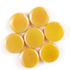 10mm Iridised Warm Yellow