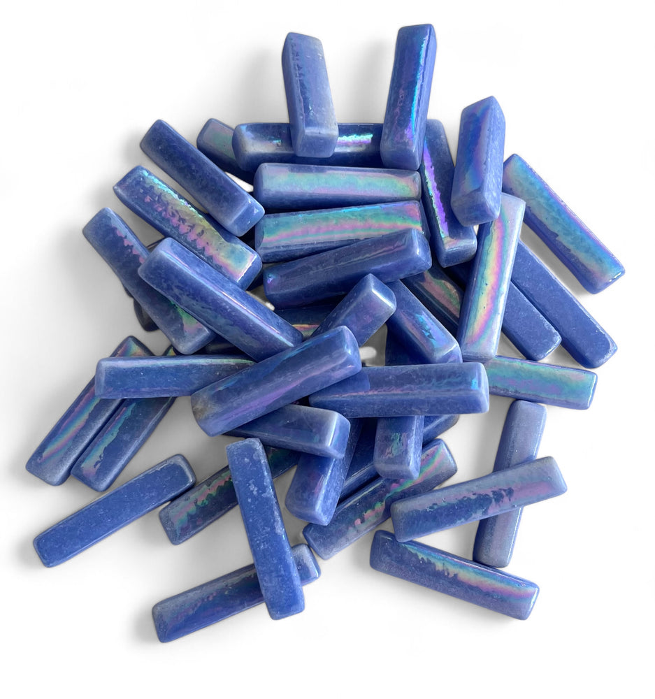 25mm Iridised True Blue Stix