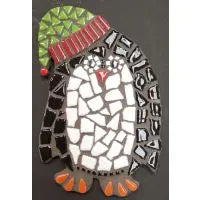 18cm Penguin Pete Meisha Mosaics