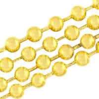 2.4mm Gold Ball Chain Meisha Mosaics