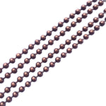 3.2mm Red Copper Ball Chain Meisha Mosaics