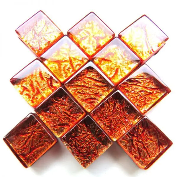 Amber Mini Foils Meisha Mosaics