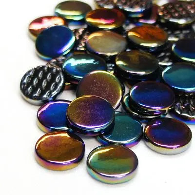 Iridised Opal Black Meisha Mosaics