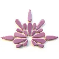 Lilac Ceramic Teardrops Meisha Mosaics