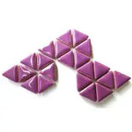 Purple Ceramic Triangles Meisha Mosaics
