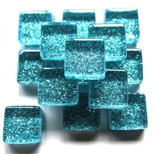 Turquoise Mini Glitters Meisha Mosaics